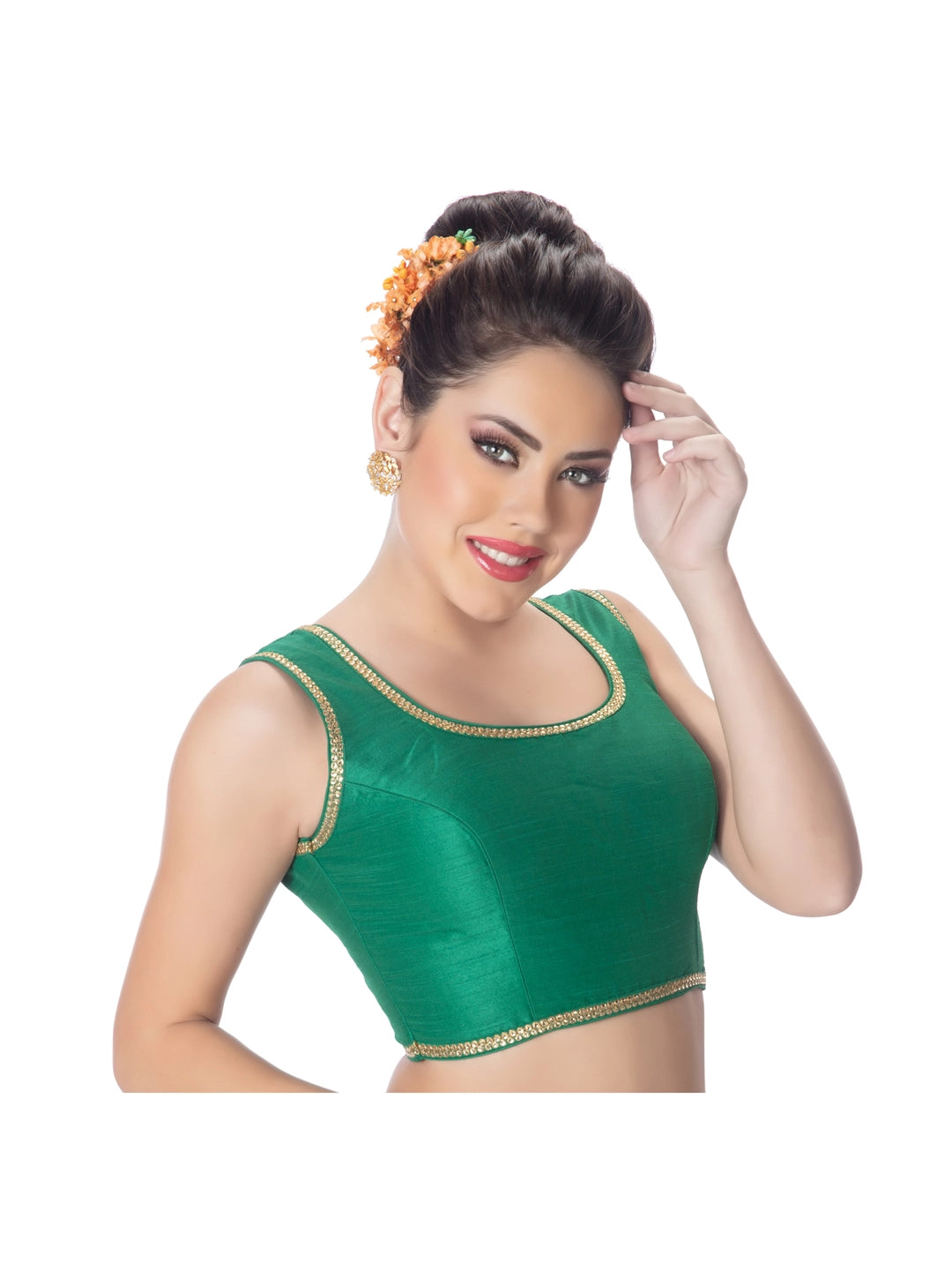 Green Silk Elegance